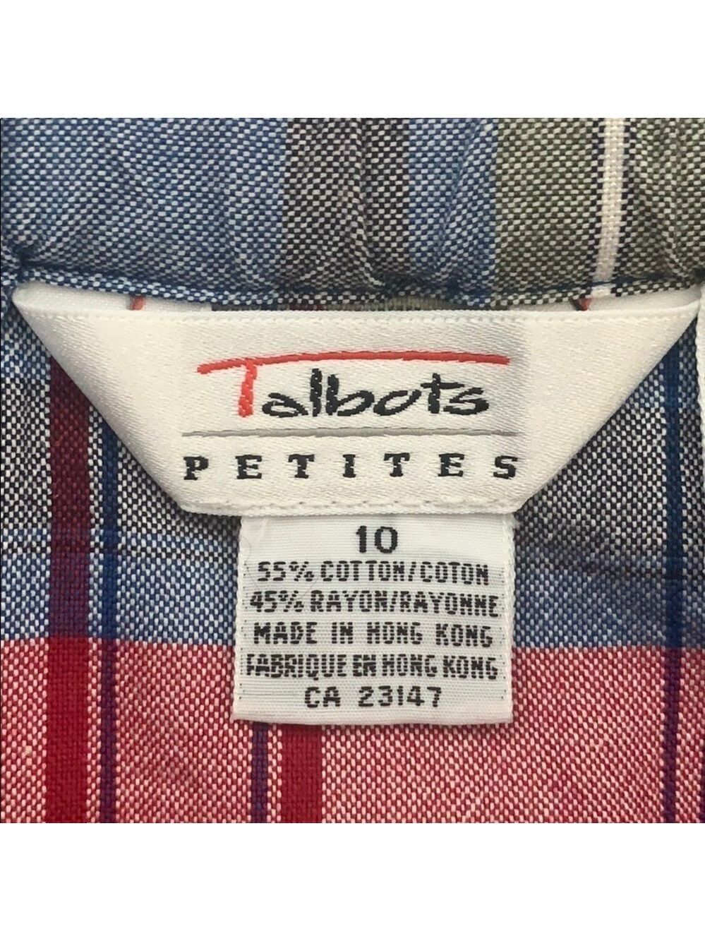 Talbots Petite Plaid Skirt - Picture 3 of 4